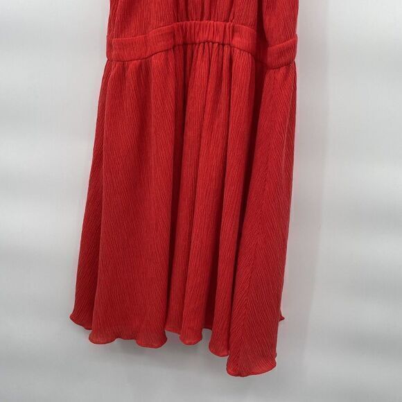Chloe Oliver Anthropology NWT Knee Lengh Dress Red‎ Size Large - Picture 7 of 7